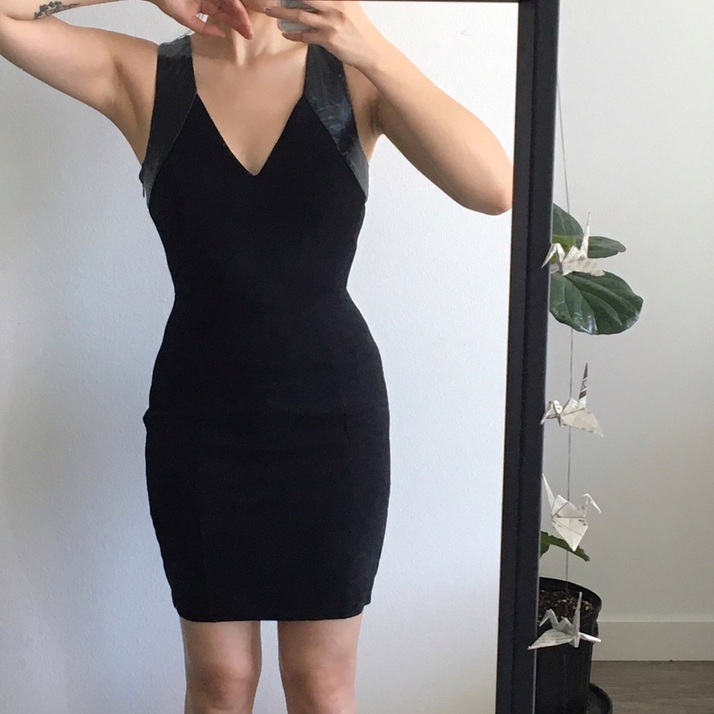 Guess Little Black Bodycon Dress
